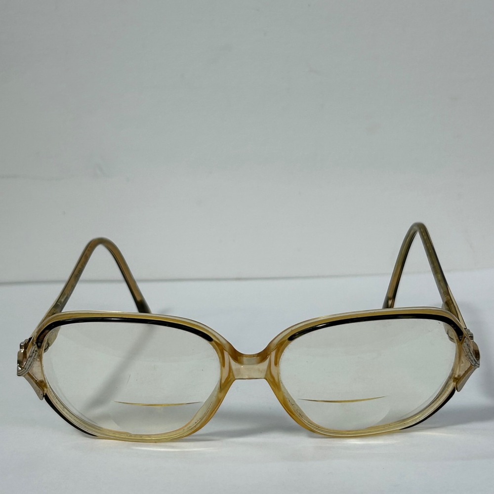 Kenmark Alberta Spring Eyeglasses OS‎ Womens Mink Brown Vintage 80s Butterfly